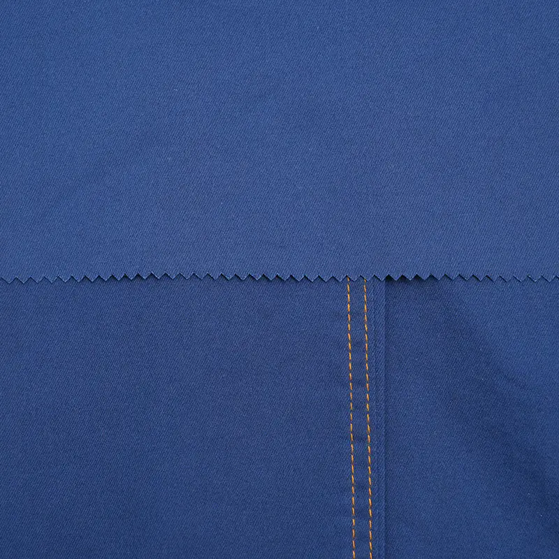 GS3023 Yüksek streç pamuklu polyester streç dimi boyalı kumaş